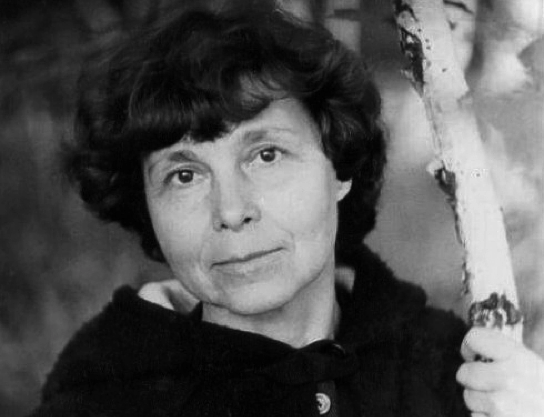 Sofia Gubaidulina in Sortavala, 1981. Photograph by Dmitri Smirnov.
